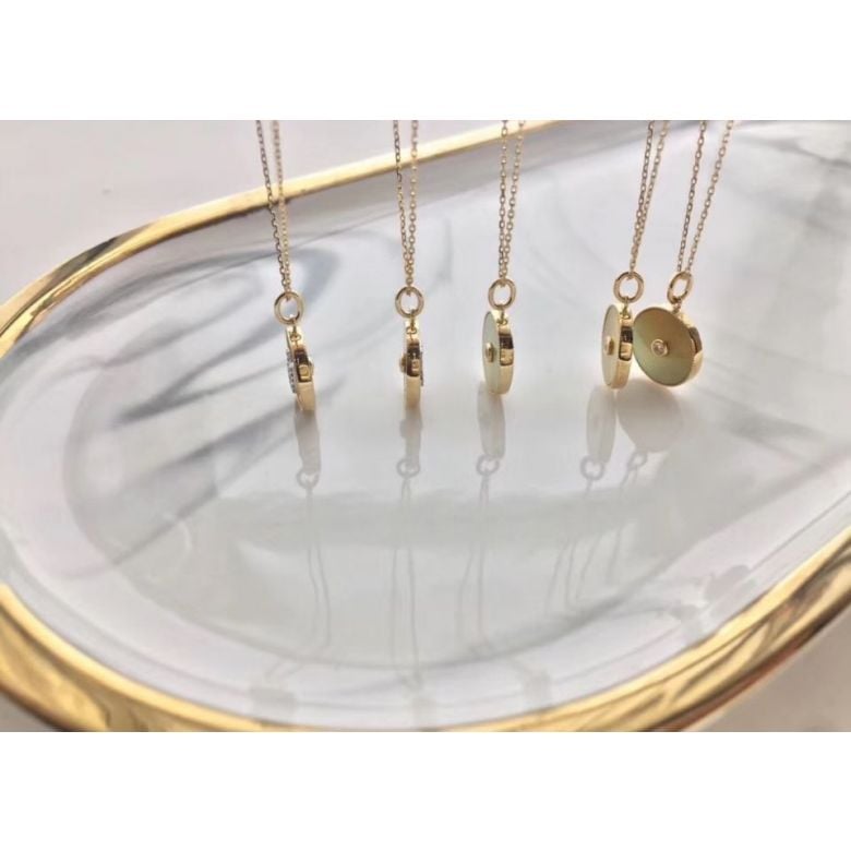 Ciondolo Lettera Alfabeto - Medaglia in Oro 18ct & Diamante VS/G | Gemperles - 13