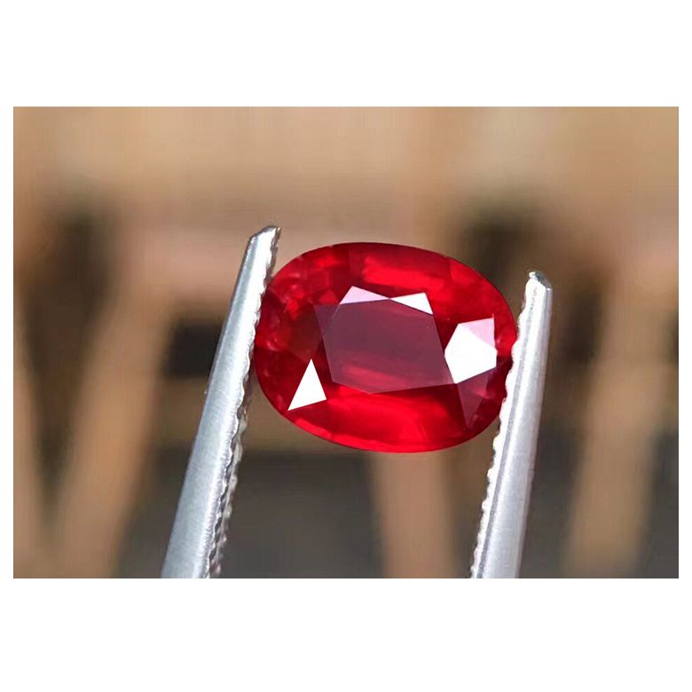 Anello Di Fidanzamento Flora - Oro Rosa, Diamanti & Rubino Birmano - 7