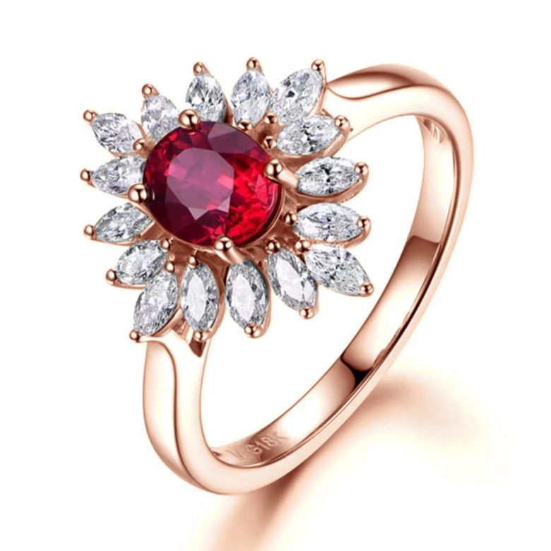 Anello Équinoxe Oro rosa - 1