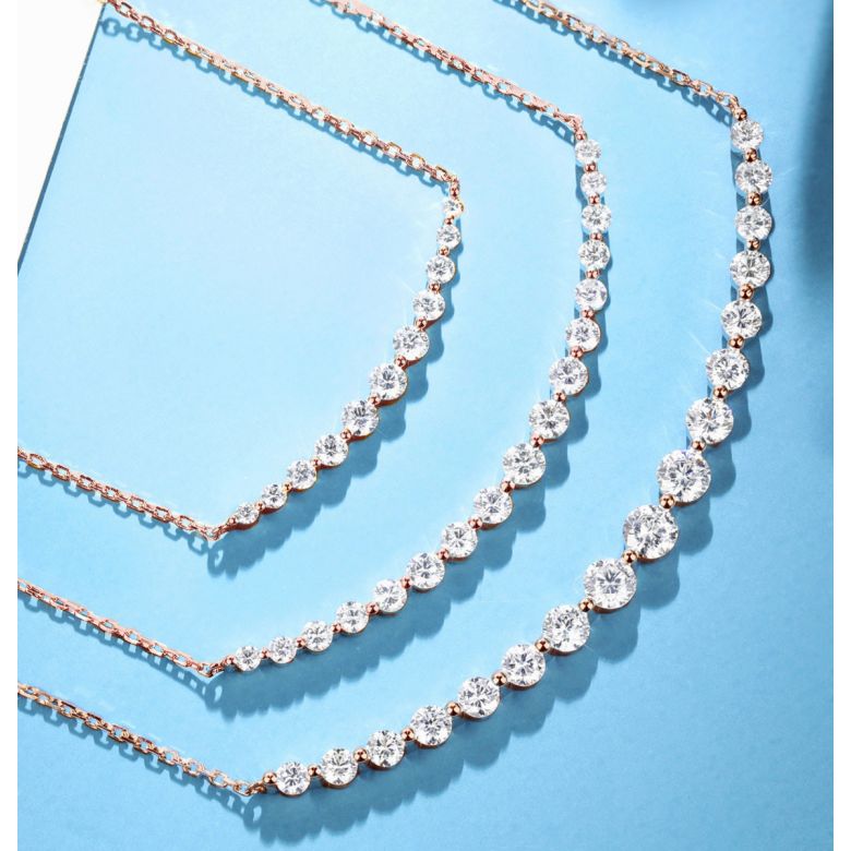 Ciondolo Sourire in Oro Rosa e Diamanti I Gemperles - 1