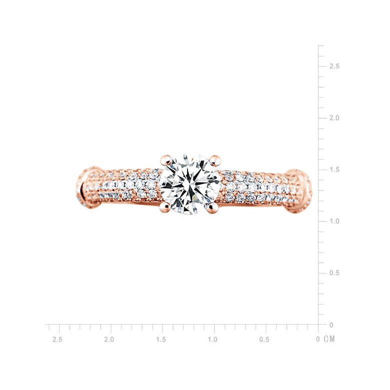 Anello di Fidanzamento Donna Bambou Prestige - Oro Rosa & Diamanti VS/G | Gemperles - 2