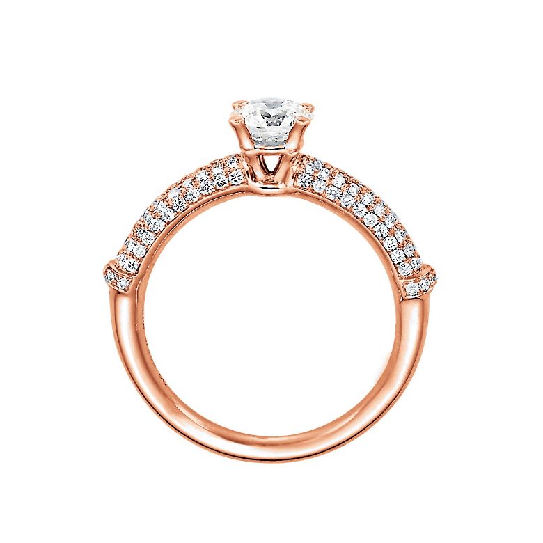 Anello di Fidanzamento Donna Bambou Prestige - Oro Rosa & Diamanti VS/G | Gemperles - 3