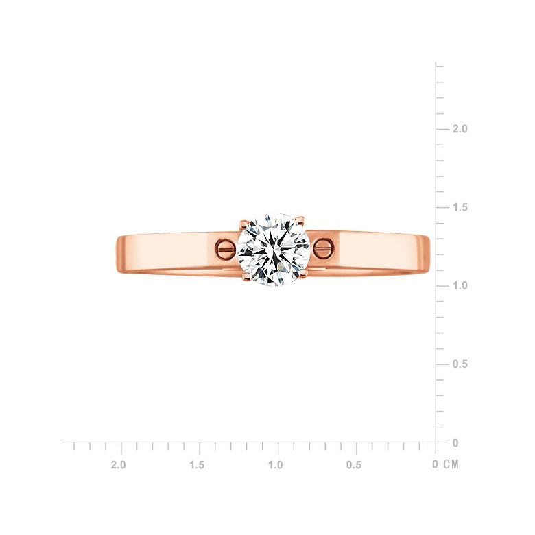Anello di Fidanzamento Everdeen - Diamante Solitario & Oro Rosa | Gemperles - 7
