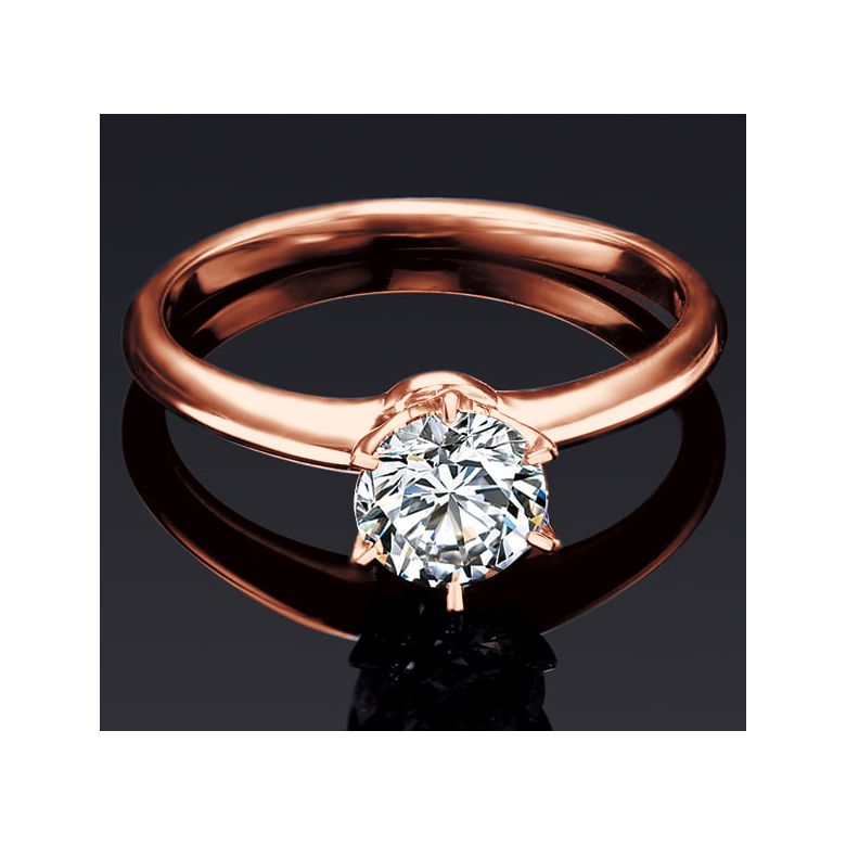 Anello di Fidanzamento Timeless - Diamante Solitario & Oro Rosa | Gemperles - 3