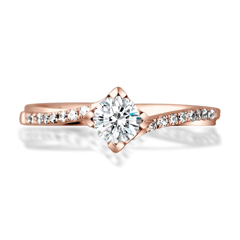Anello di Fidanzamento Pericle -  Oro Rosa & Diamanti | Gemperles - 3