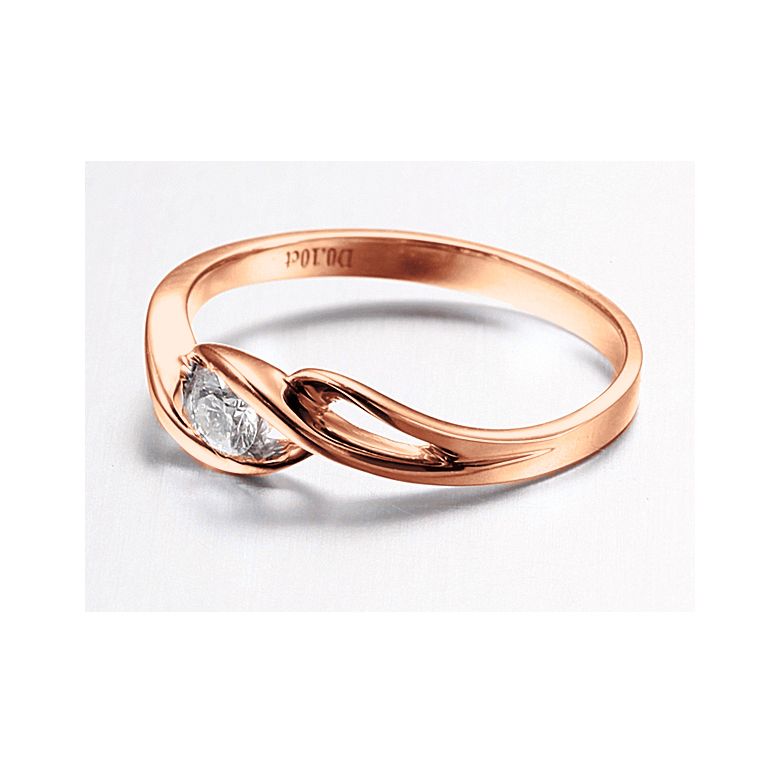 Anello di Fidanzamento Taylor - Oro Rosa & Diamante Solitario | Gemperles - 4
