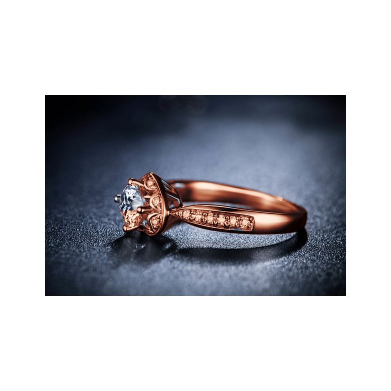 Anello Solitario Your Best Friend - Oro Rosa & Diamanti | Gemperles - 5