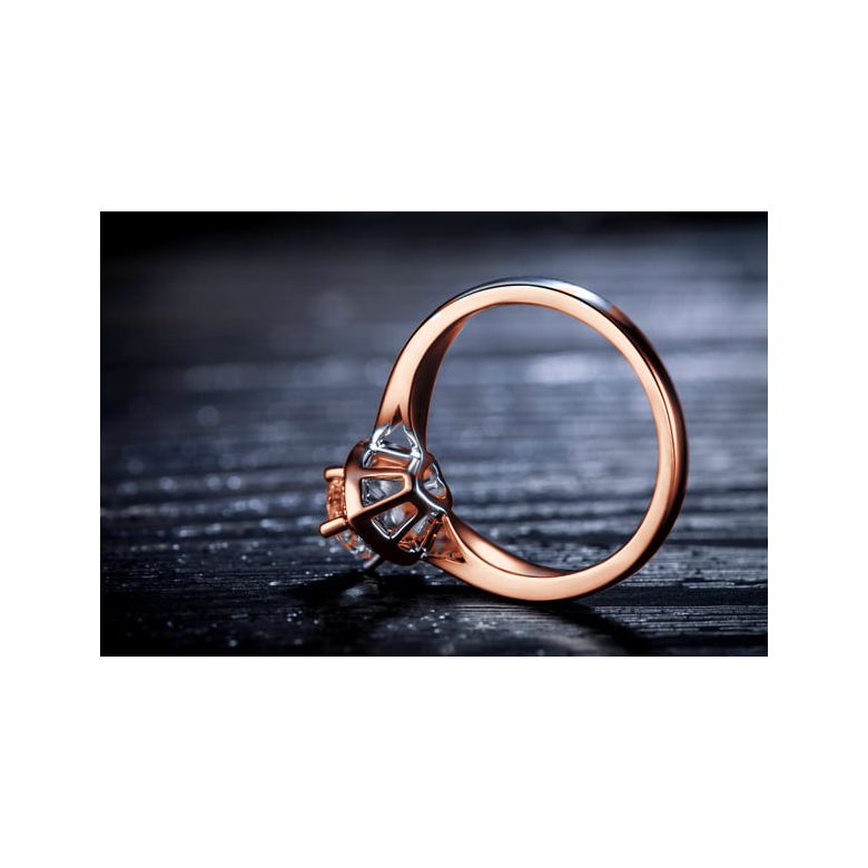 Anello Solitario Your Best Friend - Oro Rosa & Diamanti | Gemperles - 7