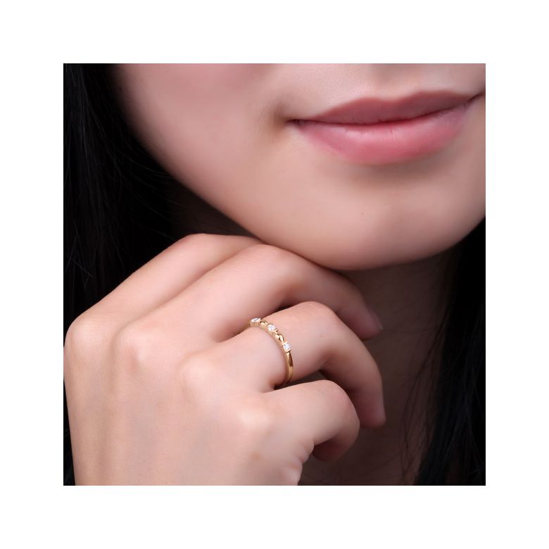 Anello Boann originale oro rosa - Ondulations entrecoupées - 2