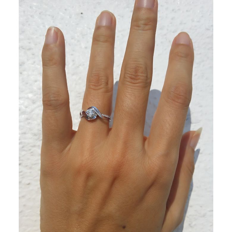 Anello di Fidanzamento Poesia di Diamanti - Platino e Diamanti | Gemperles - 2