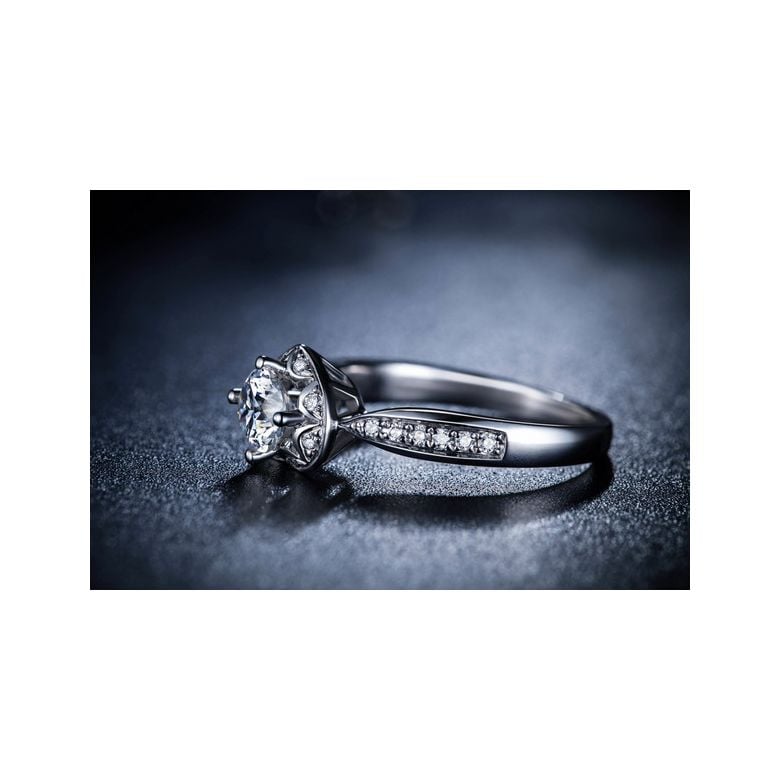 Anello Solitario Your Best Friend - Oro Bianco & Diamanti | Gemperles - 5