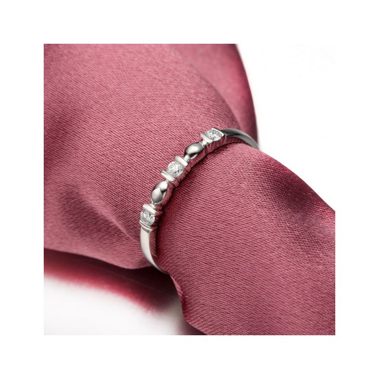 Anello Boann originale oro bianco - Ondulations entrecoupées - 4