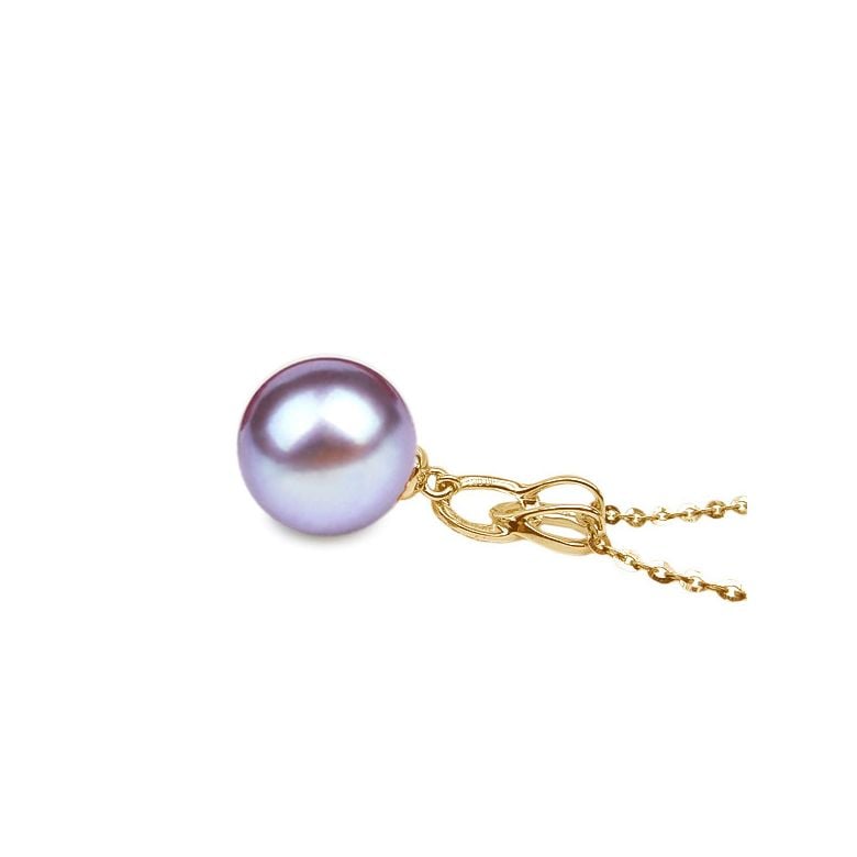 Ciondolo Anneaux Liés - Oro Giallo 18kt e Perla d'Acqua Dolce - 11