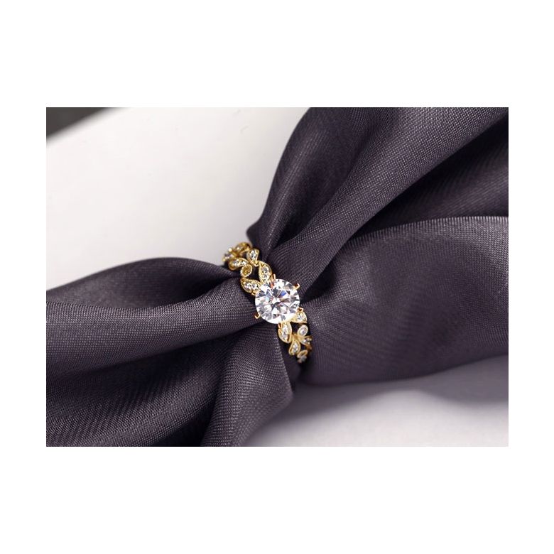 Anello di Fidanzamento Sensation - Oro Giallo e Diamante Solitario Composto | Gemperles - 4