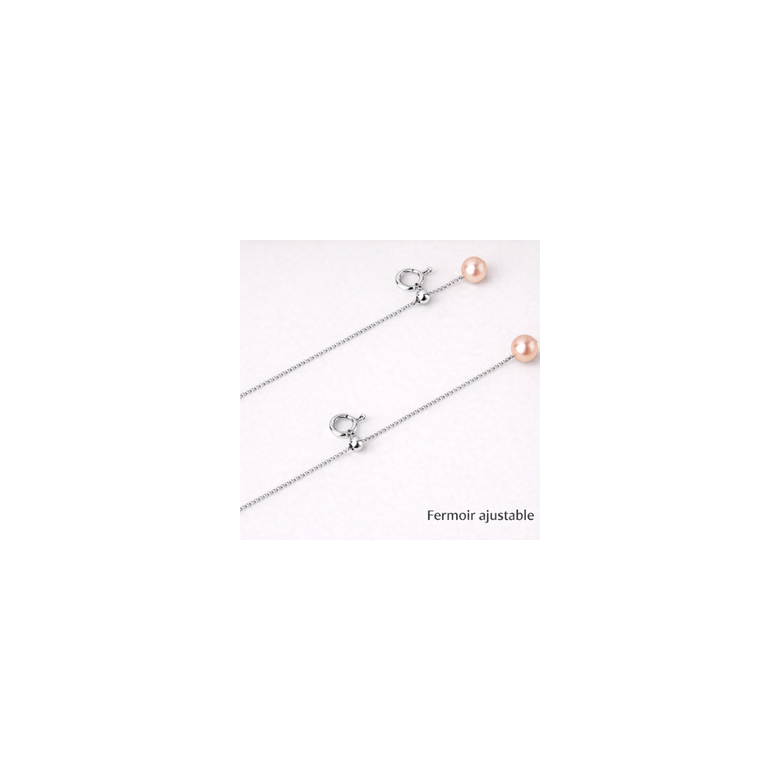 Catena veneziana 45 cm Oro bianco 18ct, Regolabile 35-45 cm, 1,0g - 1