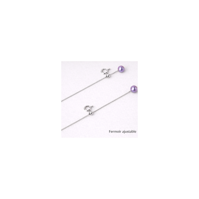 Catena veneziana 45 cm Oro bianco 18ct, Regolabile 35-45 cm, 1,0g - 1