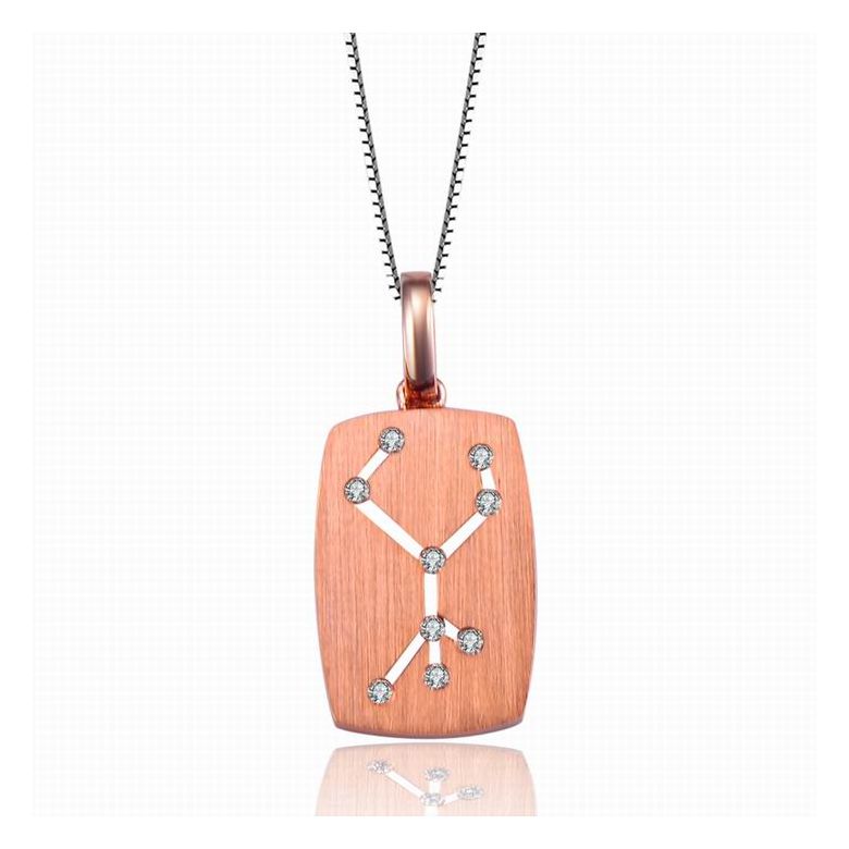 Ciondolo astrologico - Costellazione della vergine - Oro rosa - 1