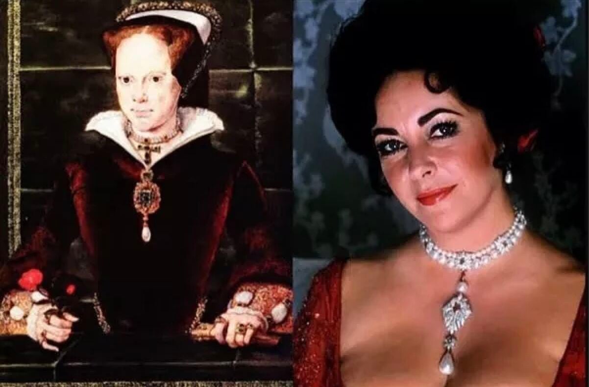 Elizabeth Taylor con La Peregrina